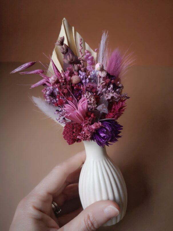 Participer à un atelier DIY - Mini couronne macramé/fleurs séchées et mini bouquet [Acompte] – Image 5